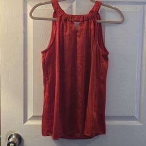 Elegant Red Sleeveless Top